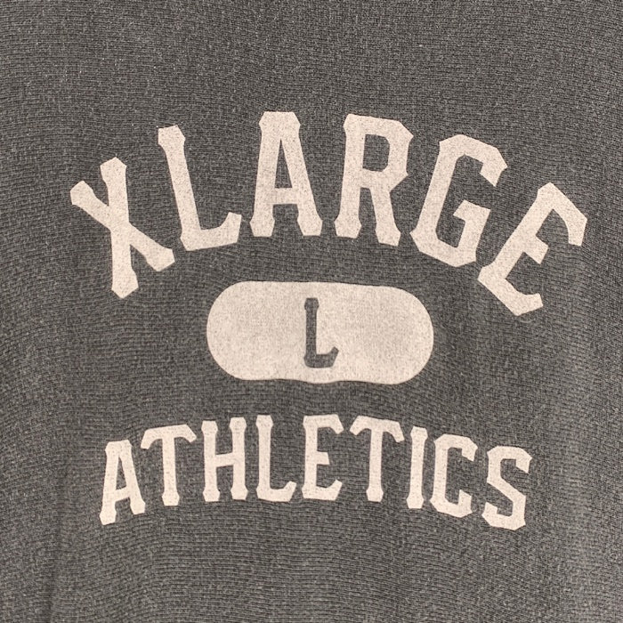 XLARGE エクストララージ 半袖スウェットクルーネック チャコールグレー 0121207 薄手 Size L 福生店