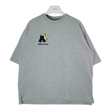AVIREX アヴィレックス  パイルロゴ Tシャツ グレー sizeM 瑞穂店