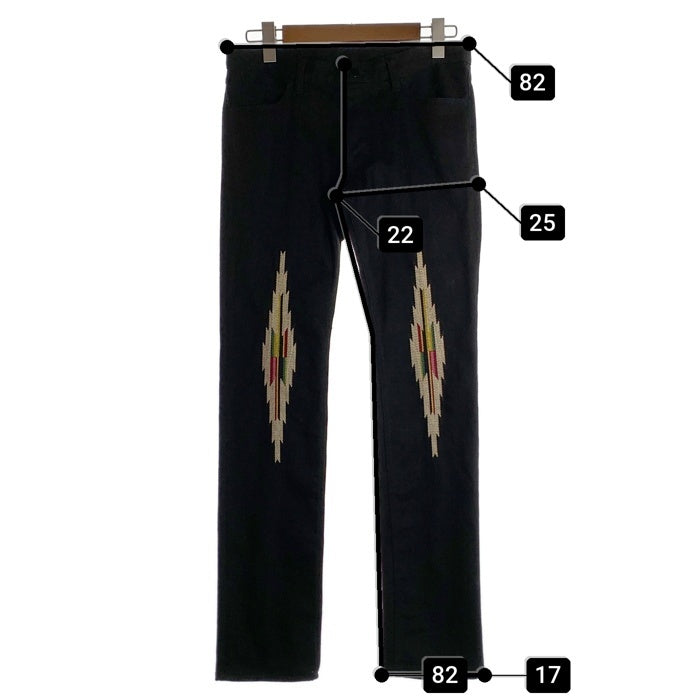 NUMBER(N)INE ナンバーナイン 05AW THS期 オルテガパンツ ブラック ストレッチ オリジナル Size 3×32 福生店