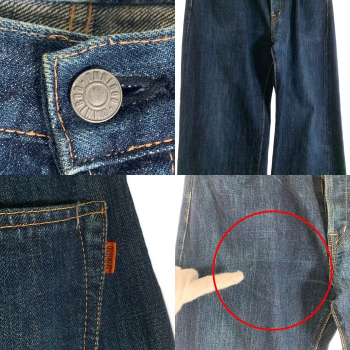 OMNIGOD オム二ゴッド ボタンフライ 赤耳 セルビッチ デニムパンツ インディゴ 50-010A Size W34 L33 福生店