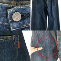 OMNIGOD オム二ゴッド ボタンフライ 赤耳 セルビッチ デニムパンツ インディゴ 50-010A Size W34 L33 福生店