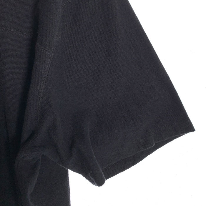 STUSSY ステューシー Reverse Terry Football 刺繡ロゴ フットボールTシャツ ブラック 1140005 Size XL 福生店