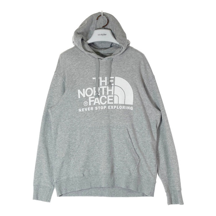 THE NORTH FACE ノースフェイス NT61801X ロゴフーディパーカー グレー sizeL 瑞穂店