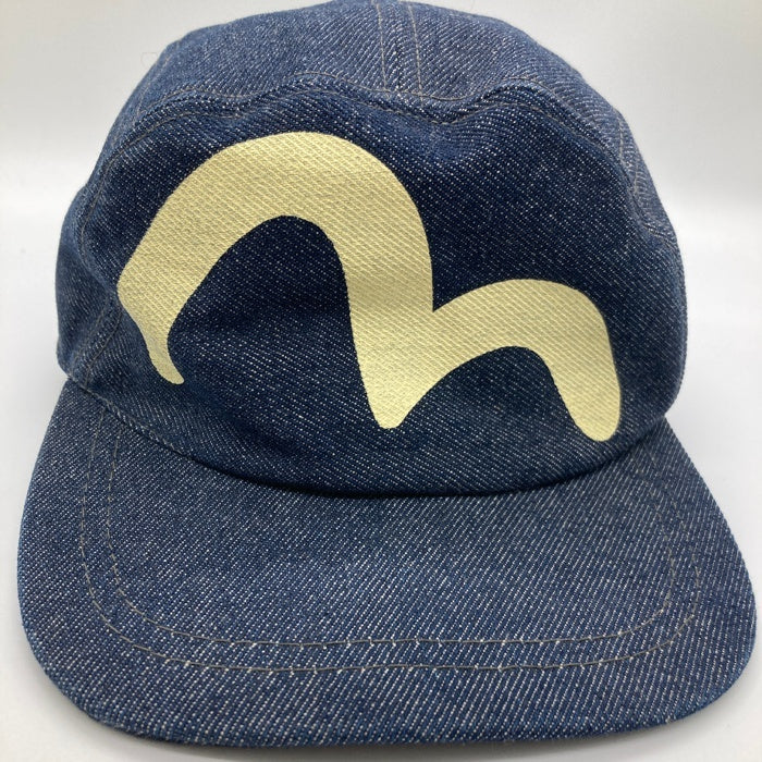 EVISU エヴィス 初期タグ カモメペイント デニム5パネルキャップ 帽子 インディゴ 瑞穂店