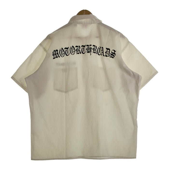 90's BEN DAVIS ベンデイビス ハーフジップ ワークシャツ 刺繡 三角タグ ホワイト USA製 Size XL 福生店