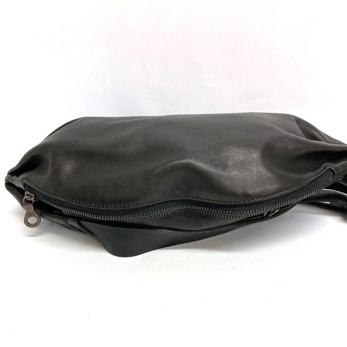 ISAMU KATAYAMA BACKLASH イサムカタヤマ バックラッシュ GAIEDE ゲアディ BL-05 Body Bag レザー ボディバッグ ブラック 瑞穂店