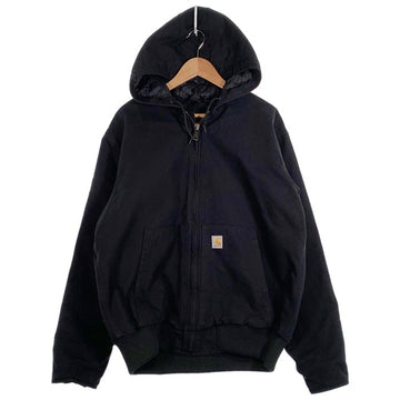 Carhartt カーハート Loose Fit Duck Active Jacket ダック アクティブジャケット パーカー ブラック J130-M 3Mシンサレート メキシコ製 Size L-R 福生店