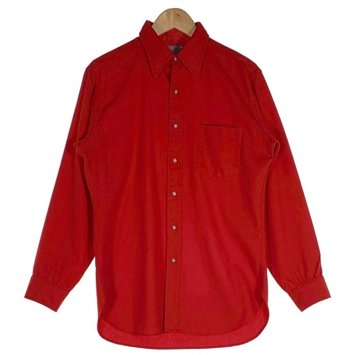 70's PENDLETON ペンドルトン ウールシャツ プレーン レッド Size M 福生店