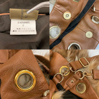 goa ゴア ラビットファー 2wayバッグ Y2K ブラウン 瑞穂店