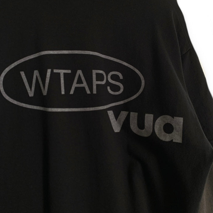WTAPS ダブルタップス 26SS SLDR / LS / COTTON レイヤード 長袖 Tシャツ ブラック チャコール 261ATDT-CSM12 Size 02 福生店