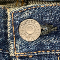 60's LEVI'S リーバイス 501 BIG E テーパードデニムパンツ インディゴ 両面タブ Size 実寸 33×28 福生店