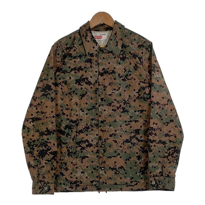 SUPREME シュプリーム COMME des GARCONS コムデギャルソン 13SS Dot Camo Mirror Logo Coaches Jacket ドット カモ ミラー ロゴ コーチ ジャケット デジカモ Size M 福生店