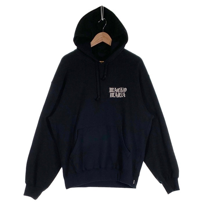 WACKO MARIA ワコマリア HEAVY WEIGHT HOODED SWEAT SHIRT ヘビーウェイト フーディー パーカー プルオーバー ブラック Size L 福生店