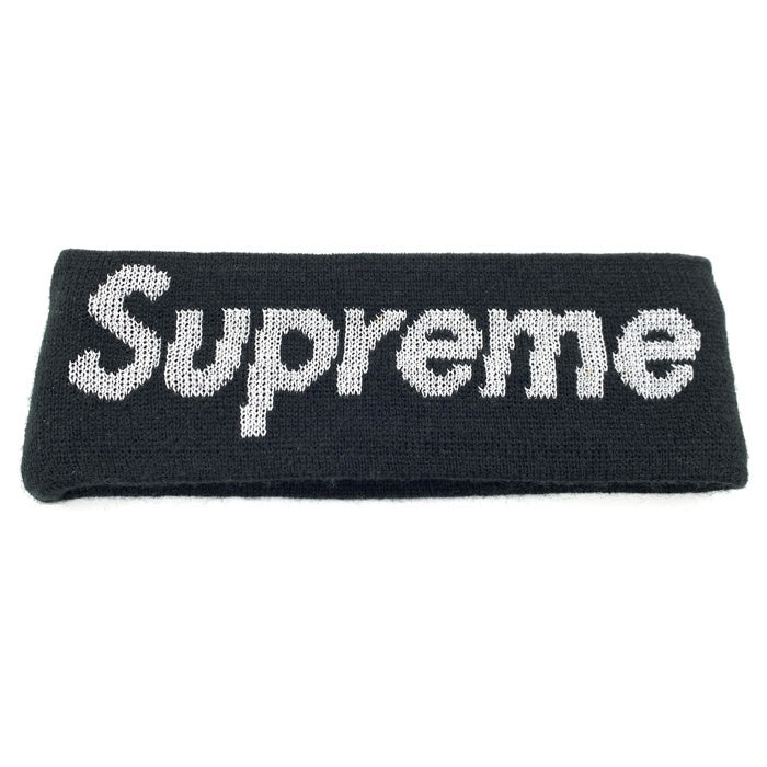 SUPREME シュプリーム 16AW New Era ニューエラ Reflective Logo Headband リフレクティブロゴ ヘッドバンド ブラック 福生店