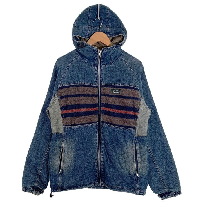 MANASTASH マナスタッシュ デニム ジップアップ ジャケット ヘンプ ライトブルー 7182016 Size L 福生店