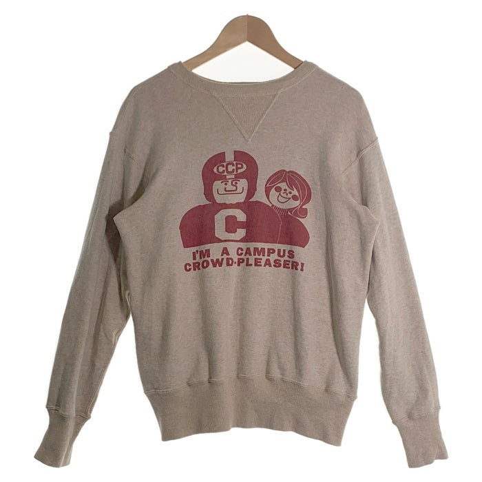 WAREHOUSE ウエアハウス Lot 403 CCP 両V セットイン クルーネックスウェットトレーナー オートミール Size 40 福生店