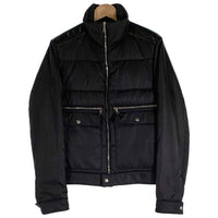 PRADA SPORT プラダスポーツ Leather Yoke Down Jacket レザー ダウンジャケット ブラック SGH163 Size 48 福生店
