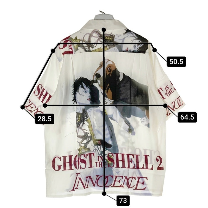 WACKO MARIA ワコマリア GHOST IN THE SHELL 2 WM-HI01 攻殻機動隊 ハワイアンシャツ レーヨン ホワイト SizeM 瑞穂店