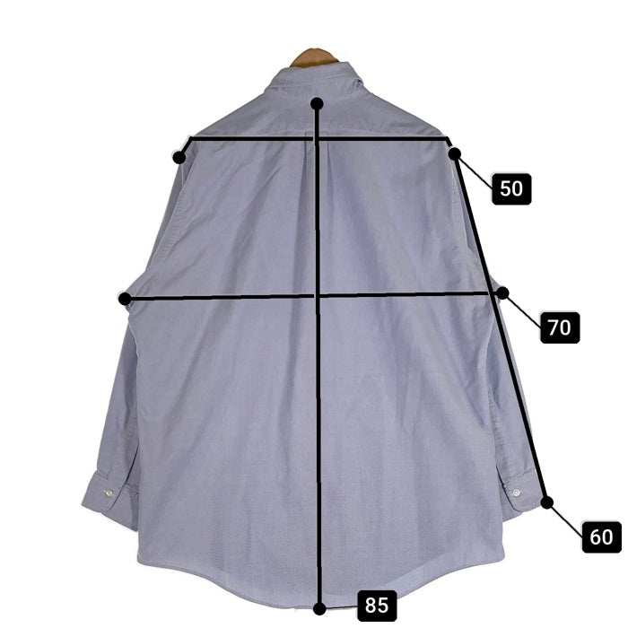 90`s Brooks Brothers ブルックスブラザーズ 長袖 ボタンダウンオックスフォードシャツ ライトブルー Size 17 1/2-34 福生店