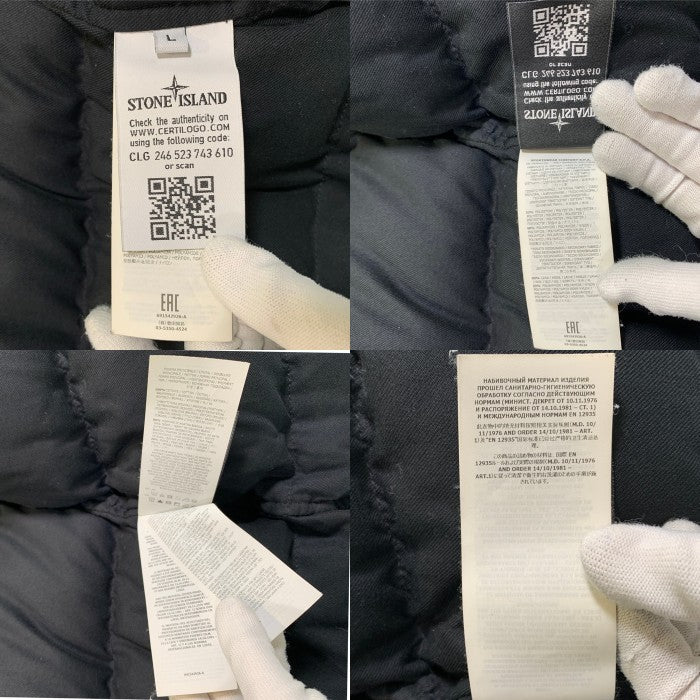 STONE ISLAND ストーンアイランド MICRO REPS DOWN ファー ダウンジャケット ブラック 691542926-A Size L 福生店