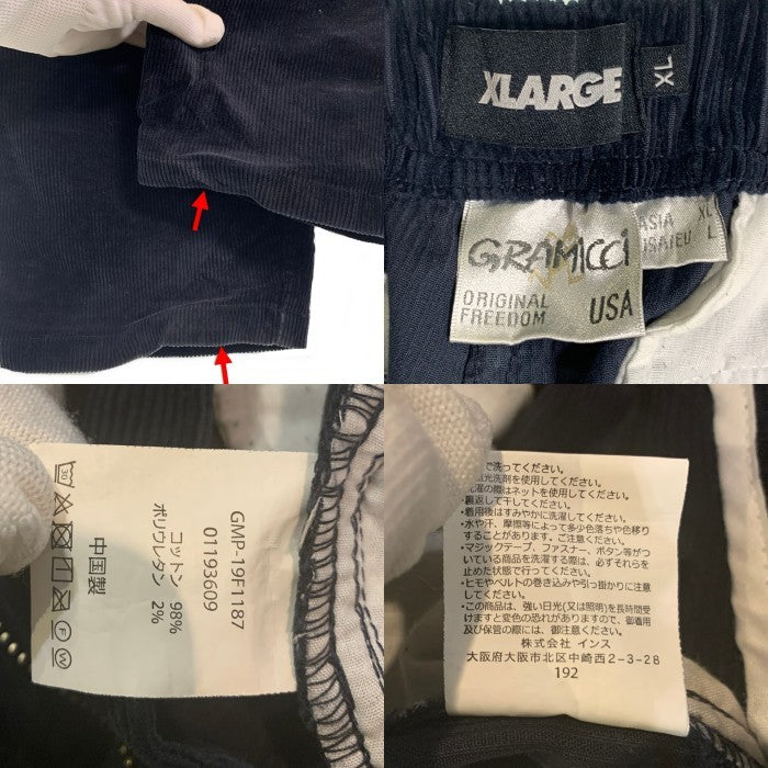 XLARGE エクストララージ GRAMICCI グラミチ コーデュロイカーゴ クライミングパンツ ブラック GMP-19F1187 Size XL 福生店
