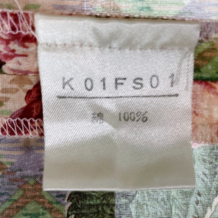 KANEKO ISAO カネコイサオ チェック×ローズ ギャザースカート K01FS01 ライトピンク size- 瑞穂店