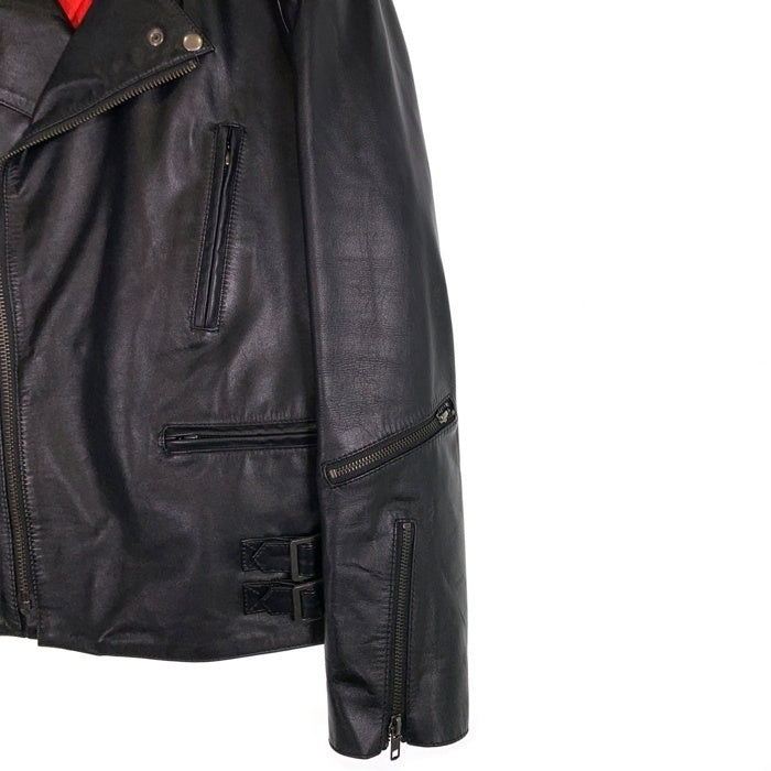 Liugoo Leathers リューグーレザーズ 牛革 本革 SWAP LINER スワップライナー UKクラシック ダブルライダース ジャケット  ブラック CW-R-3 Size LL 福生店