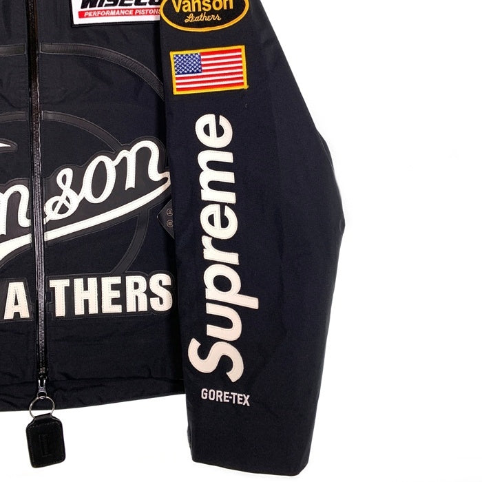 SUPREME シュプリーム Vanson Leathers バンソン レザーズ 25AW GORE-TEX Shell Jacket ゴアテックス シェル ジャケット ブラック Size S 福生店