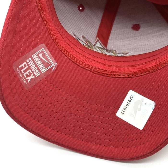 90-00's NIKE ナイキ NBA フィラデルフィア・シクサーズ 76ers ベースボールキャップ レッド 刺繡 FLEX FIT 福生店