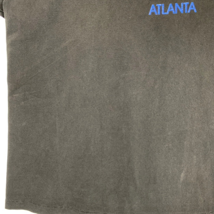 90's Hard Rock Cafe ハードロックカフェ SAVE THE PLANET ATLANTA プリント Tシャツ ブラック USA製 袖裾シングル Size F (XL相当) 福生店