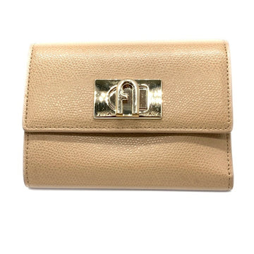 FURLA フルラ PCW4ACO ターンロック 三つ折り 財布 ベージュ 瑞穂店