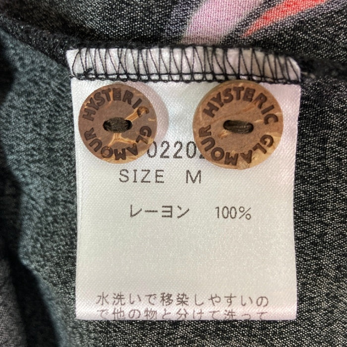 HYSTERIC GLAMOUR ヒステリックグラマー 02202AH08 20SS KAZUOKAMIMURA 修羅雪姫 アロハシャツ ブラック sizeM 瑞穂店