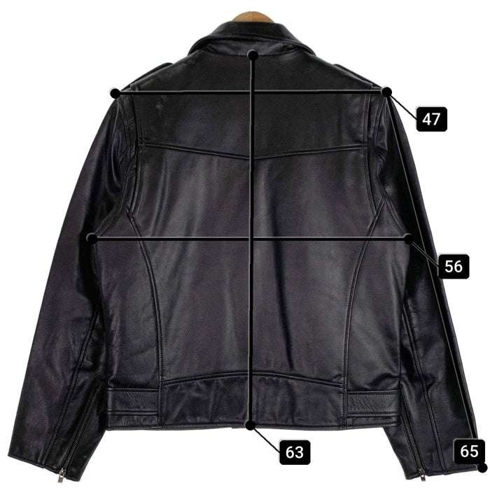 Liugoo Leathers リューグーレザーズ 牛革 本革 SWAP LINER スワップライナー UKクラシック ダブルライダース ジャケット ブラック CW-R-3 Size L 福生店