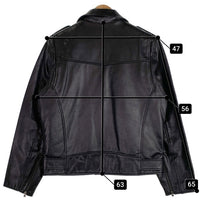 Liugoo Leathers リューグーレザーズ 牛革 本革 SWAP LINER スワップライナー UKクラシック ダブルライダース ジャケット ブラック CW-R-3 Size L 福生店