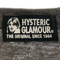 HYSTERIC GLAMOUR ヒステリックグラマー 01202CT10 Camping Field ヒスガール Tシャツ グレー sizeF 瑞穂店