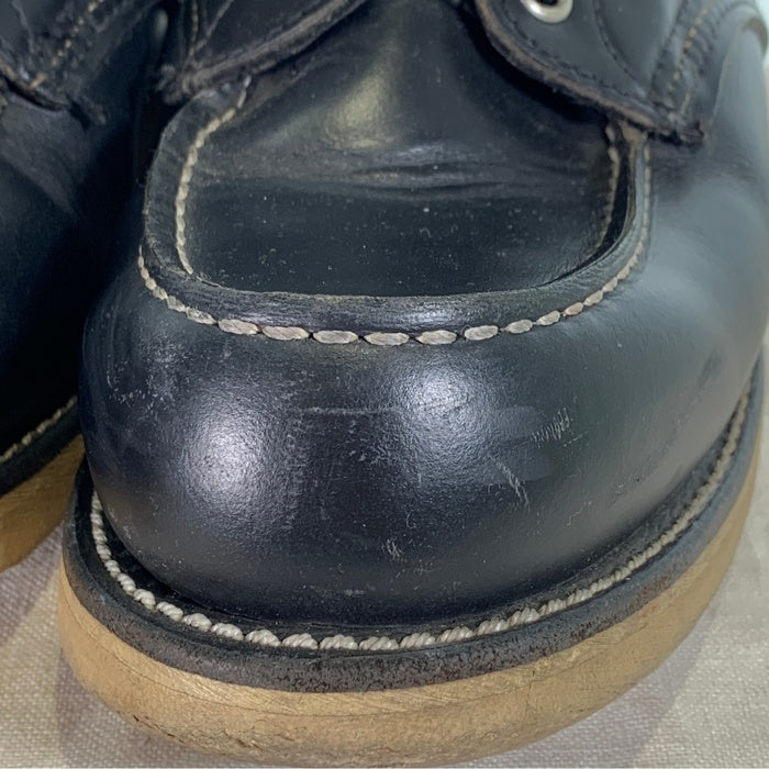 90`s Red Wing レッドウィング 8176 Irish Setter アイリッシュセッター モックトゥ ワークブーツ 刺繡羽タグ ブラック Size US 8E (26.0cm) 福生店