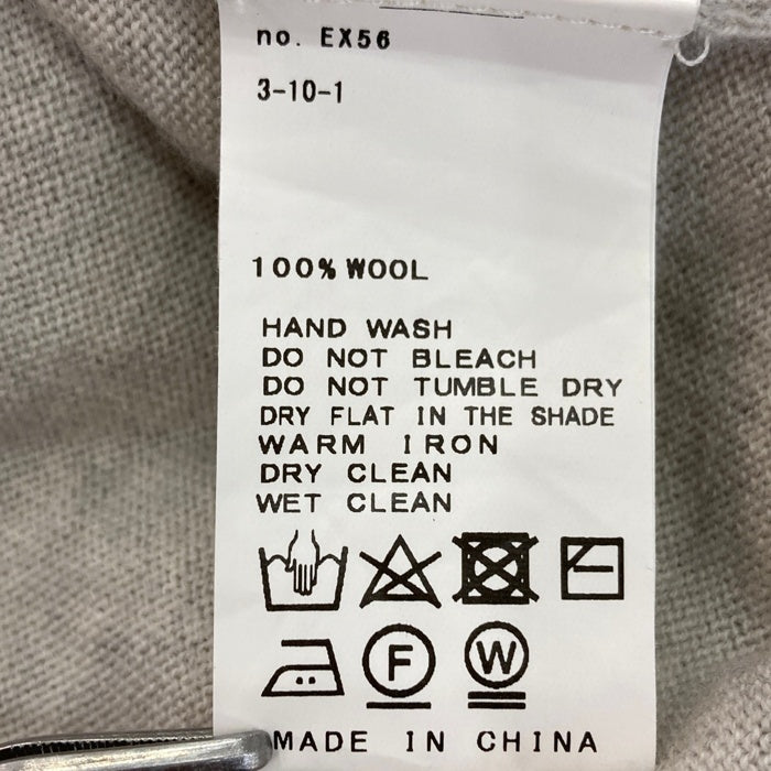 framework フレームワーク ロゴニット ライトグレー 瑞穂店