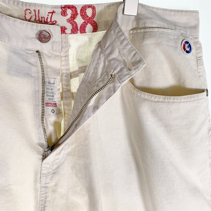 G-UNIT Clothing ジーユニット クロージング リネン ハーフパンツ ショーツ Size 38 福生店