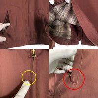 BLUCO ブルコ ワークジャケット ドリズラー 中綿 ブラウン Size L 福生店