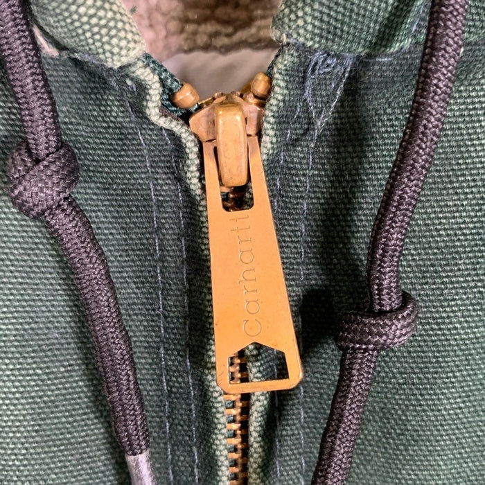 00's CARHARTT カーハート DUCK ACTIVE JACKET 裏ボア ダック アクティブジャケット グリーン J141 SPC Size Medium Regular 福生店