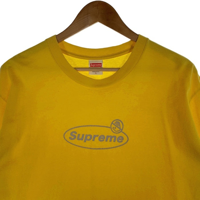 SUPREME シュプリーム 22AW Warning Tee ワーニング プリントTシャツ イエロー Size L 福生店