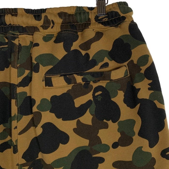 A BATHING APE アベイシングエイプ カモフラージュ スウェットショートパンツ 001SPK301308M Size L 福生店