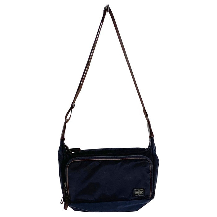 PORTER ポーター PLAN プラン ナイロンツイル ショルダーバッグ ネイビー 728-08709 福生店