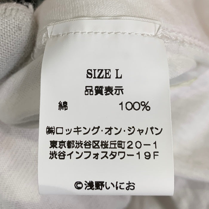 rockin'star 浅野いにお シンセガール プリントTシャツ ホワイト Size L 福生店