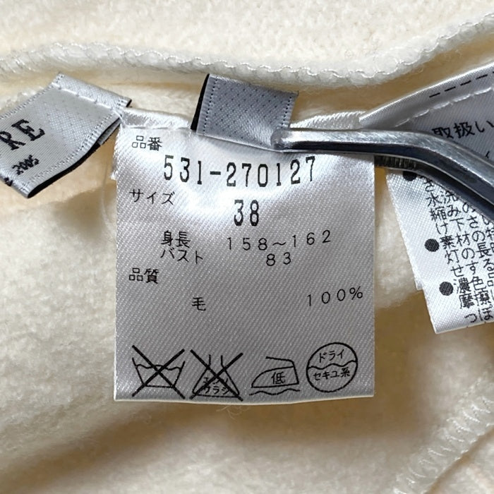 ADORE アドーア ハイネックウールニット 531-270127 ホワイト size38 瑞穂店