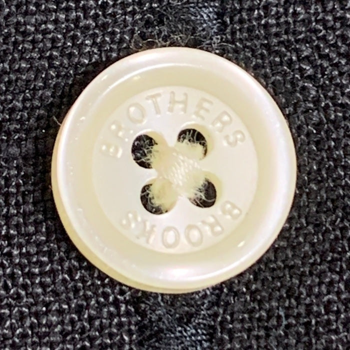 Brooks Brothers ブルックスブラザース リネン 麻 長袖 ボタンダウン シャツ ブラック Size L 福生店