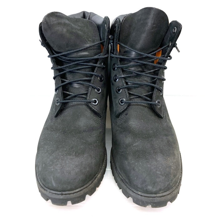 Timberland ティンバーランド 6インチプレミアムブーツ ヌバックレザー ブラック 10073 Size 28cm 瑞穂店