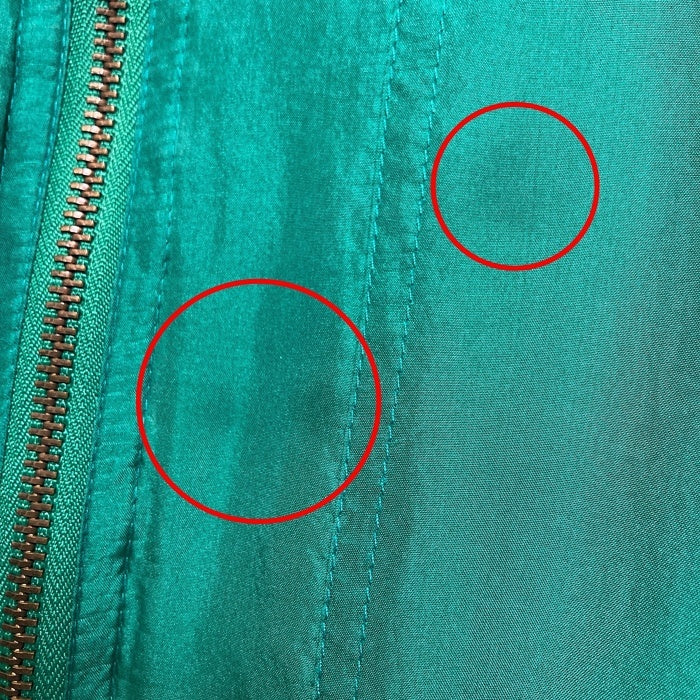 ジップアップ リブブルゾン グリーン Size L 瑞穂店