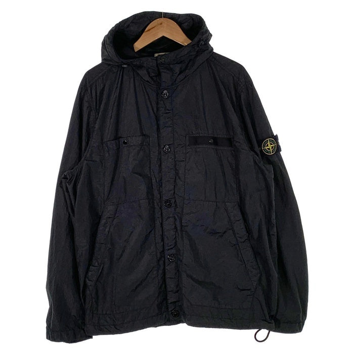 STONE ISLAND ストーンアイランド SI PA/PL SEERSUCKER-TC シアサッカー ブルゾン ブラック 721545329 Size XL 福生店