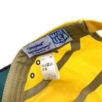 Quaker Marine Supply クエーカーマリンサプライ Oysterman オイスターマン Longbill Cap コットン ロングビル キャップ イエロー ブラック USA製 福生店
